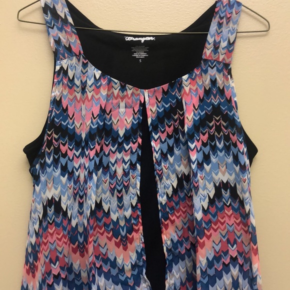 Wrangler High Low Layered Tank Top - Picture 6 of 9